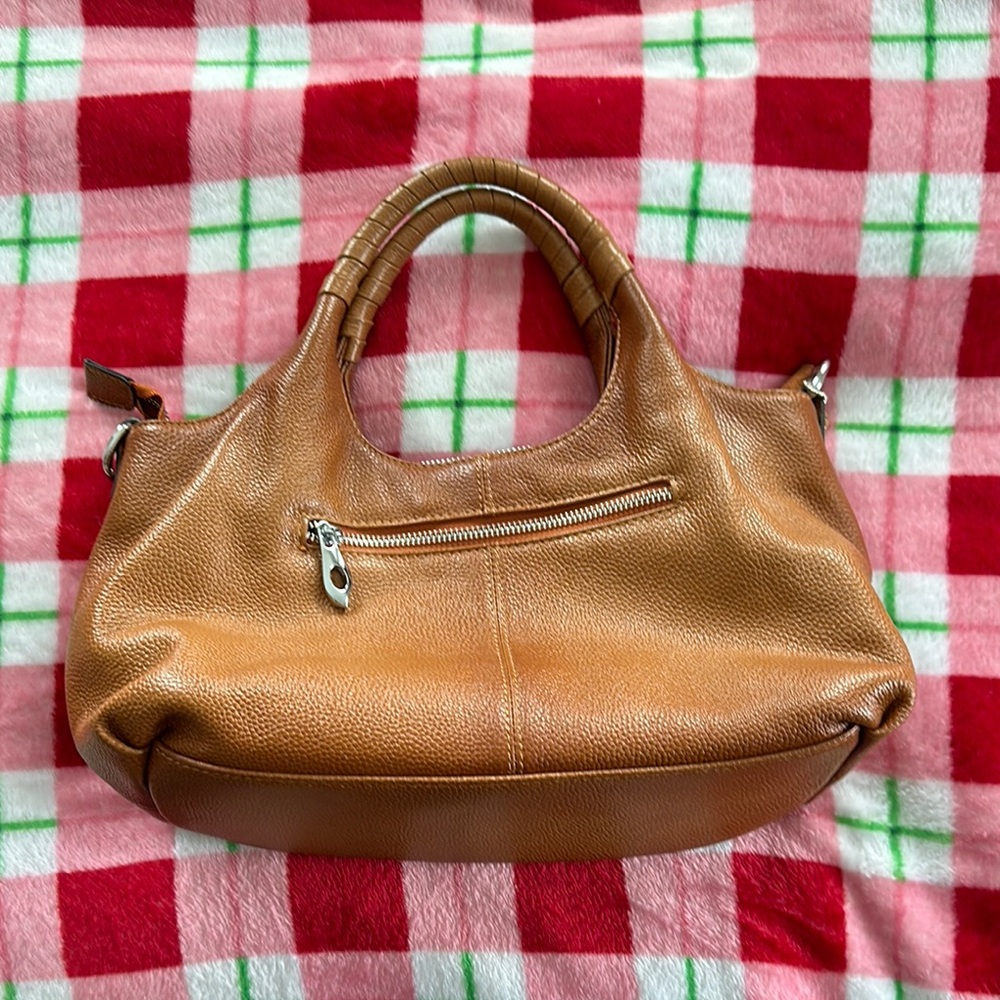 Brown Iswee brand handbag